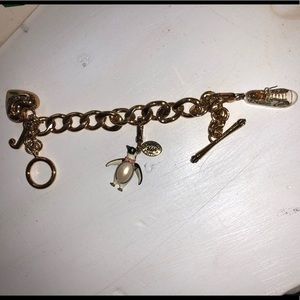 Juicy Couture Charm Bracelet with 3 Charms